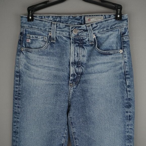 AG Adriano Goldschmied Alexxis Slim High Rise Straight Leg Jeans size 24 New - Picture 6 of 11